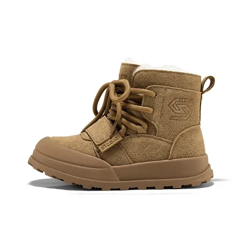 ST SAT Термический Износостойкий Противоскользящий MID Топ Детские Зимние Сапоги Подростки