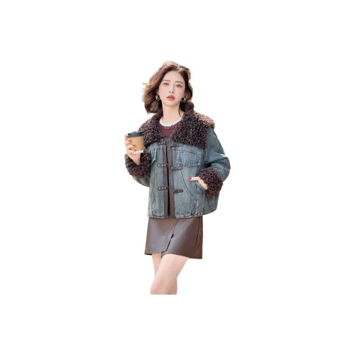 Kangaroo Изображение Цвет Женские Джинсовые Куртки