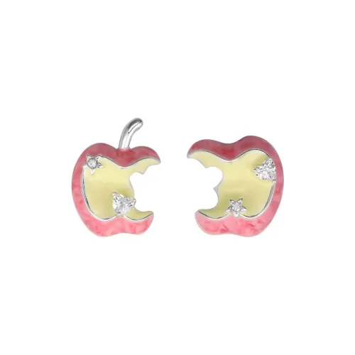 ZWU 3D Принт Сплав Серьги-гвоздики Женские