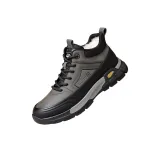 Серый с флисовой подкладкой