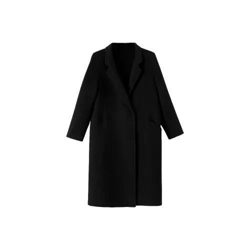WANBAI Черное Женское Пальто