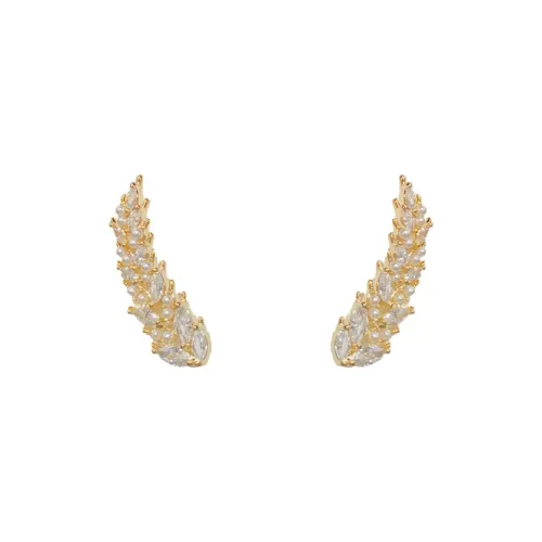 BONAS Copper Stud Earrings Women's BONAS Медные серьги-гвоздики женские