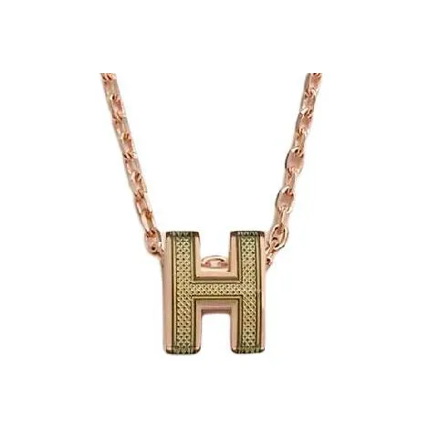 HERMES Лак Art Metal Necklaces Женские Бежевый Естественный цвет