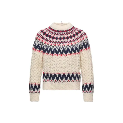 Moncler Grenoble Геометрический Жаккард Смесовая шерсть Свитер Женские