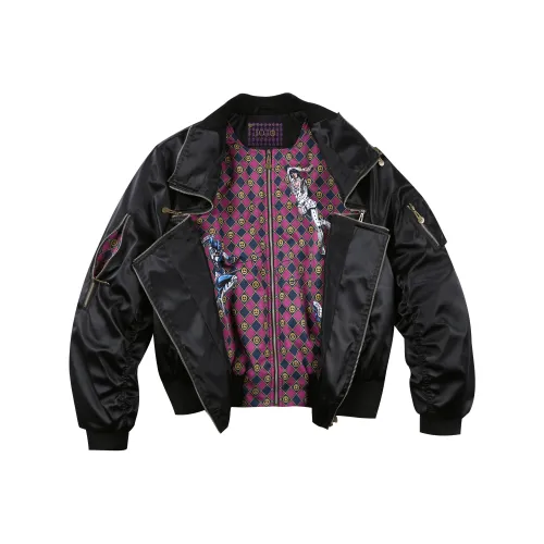 MR.ENJOYDA MONEY JoJo's Bizarre Adventure Collaboration Черный Унисекс Куртки