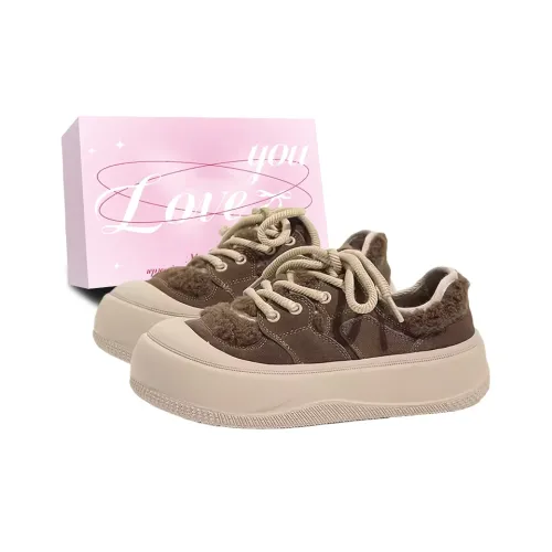 Aimilian Термические Рекомендуемый рост Увеличение Низкий Топ Скейтборд Кроссовки Женские