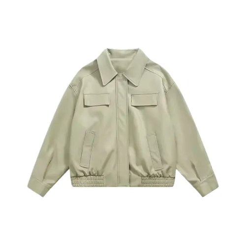 BANKONGSHAN Кожа Куртка Пальто Унисекс