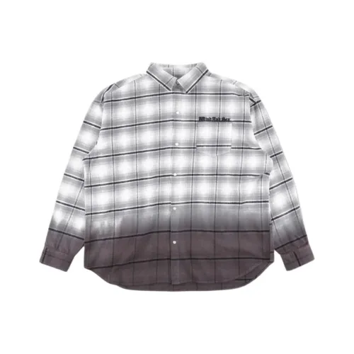 WIND AND SEA FW25 Фланелевая рубашка с градиентом унисекс