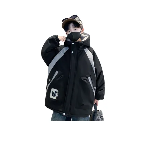 ЮЙЧЖАОЛИНЬ Черный Школьный возраст Утеплённые куртки