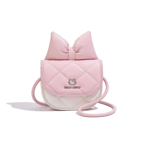 Sanrio Hello Kitty PU (полиуретан) Сумка через плечо Женская Розовая Экрю