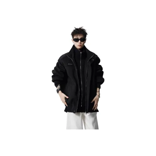 TUOFEI Черный Унисекс Куртки