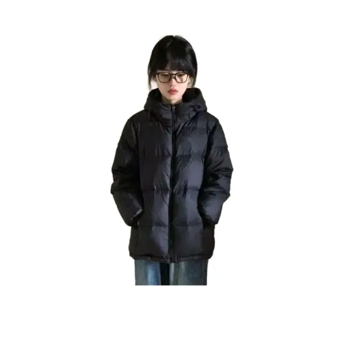 GUOZHEN Черный Женский пуховик