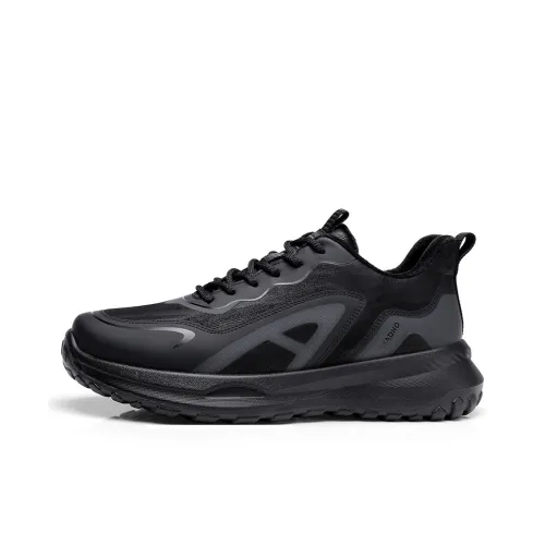 Strongman Термический Износостойкий Низкий Топ Повседневная Обувь Мужская Черная