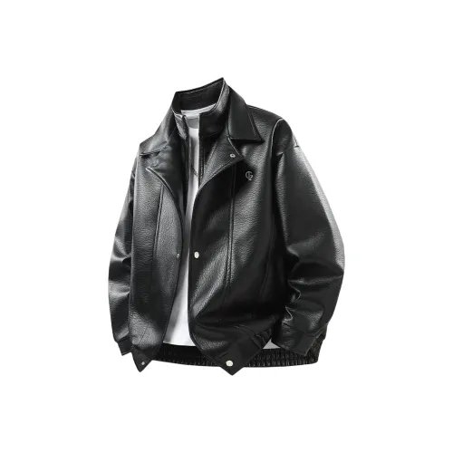 GELANYIFU GL Черный Унисекс Кожаные куртки