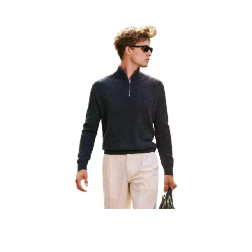 Mr.Bu Galaxy Gray Men's Cashmere Sweaters Mr.Bu Галактический серый Мужские кашемировые свитеры