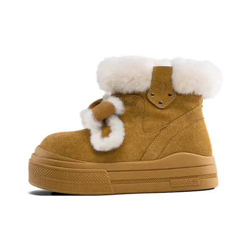 WANDER AROUND Носки Crew Сноубутсы Женские Коричневый