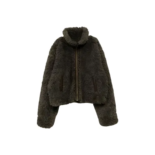 KSEK Темно-коричневые унисекс куртки