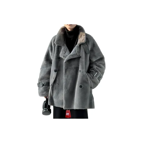 MARK WAFFLE Бархат Feel Пальто Унисекс