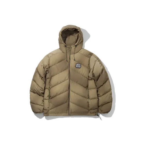 Лайнер Коричневый С принтом по всей поверхности Оливковый С принтом по всей поверхности Мужской Пуховик