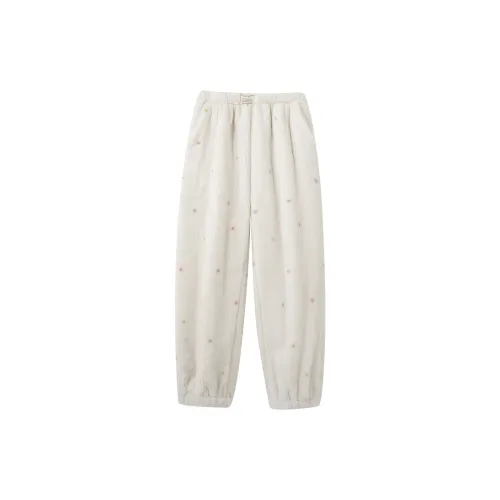 MIOJUER Айвори Женские Пижамные Штаны