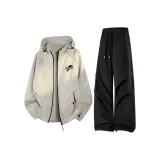 Абрикосовый топ + черные штаны