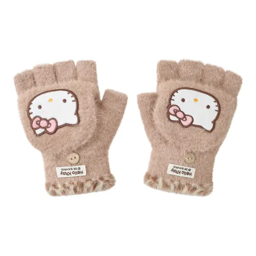 Санрио Полиэстер Трикотаж Перчатки Женские