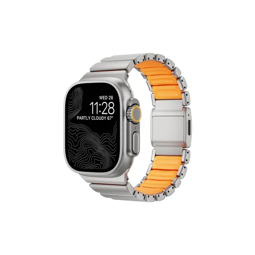 Watchbond Ремешок Apple Совместимость Титан Силикон