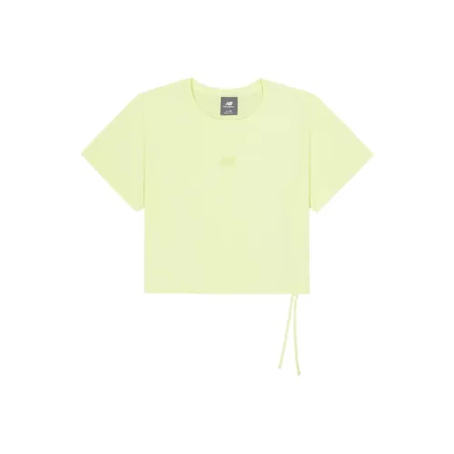 New Balance Желтый, зеленый Женские футболки