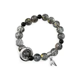 Дыму Пепел Лиули Бег Лев Браслет с бусинами