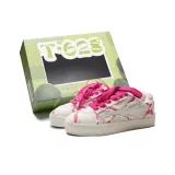 Розовый Белый (Розовые шнурки) [Премиум улучшенный - более удобный и прочный - Рекомендация менеджера магазина]