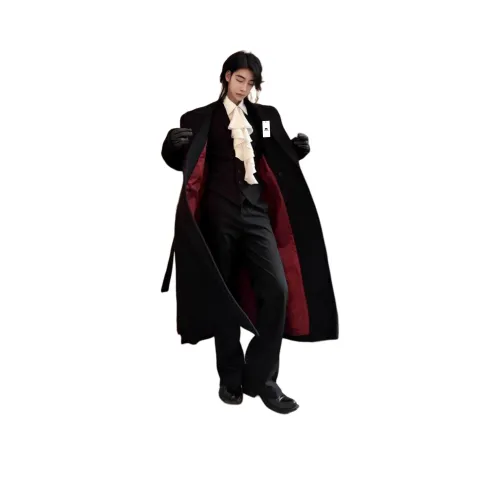 FOMOCE Черное Унисекс Пальто