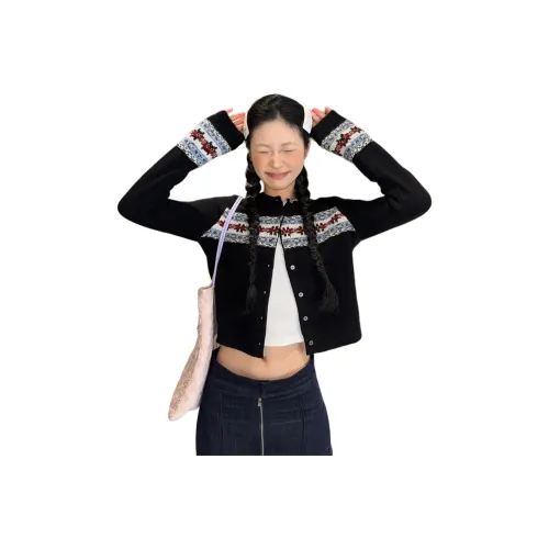 XIAOJUCHUANLI Изображение Цвет Женский Трикотаж