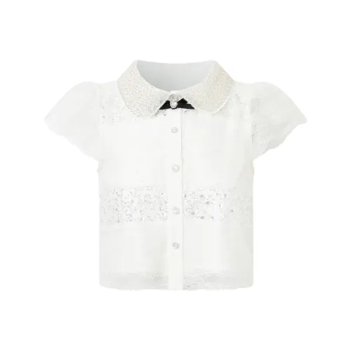 Fish Rabbits Шифон Рубашка Женские