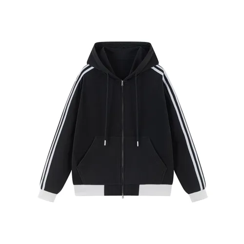 DOUBLE FISH Черный Унисекс Свитшоты