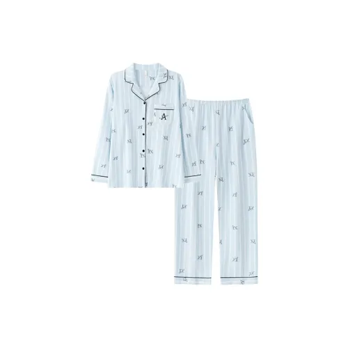 MIIOW Синий Женский Пижамный Комплект