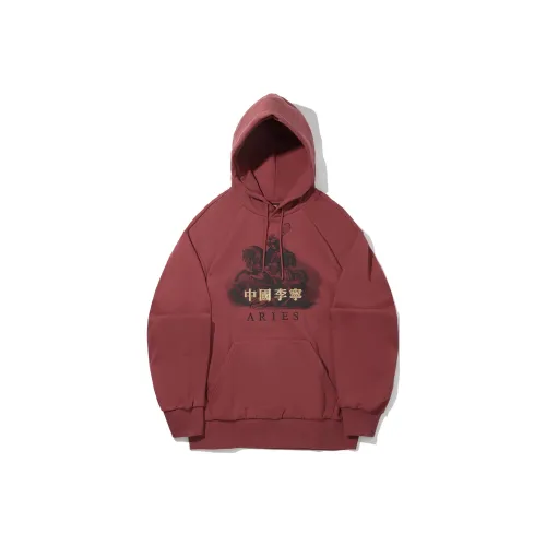 Подкладка Розовый Красно-бурый Мужские Свитшоты