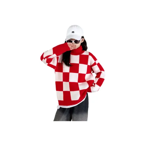 ZHIO Красно-белые Детские Свитера