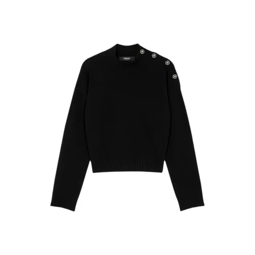 VERSACE Черные Женские Свитера