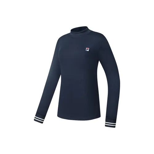 FILA Теннис T-рубашка Женская Синяя