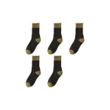 5 пар черного