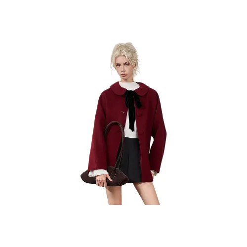 JORYAweekend Red Women's Coat JORYAweekend Красный Женское Пальто