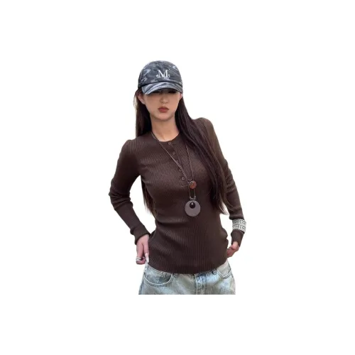MDEHT Кофе Женские Трикотаж