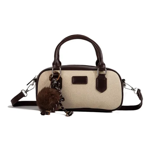 WHERE WHAT WHO ПУ (полиуретан) Сумки через плечо Стандартные Женские Экрю Коричневый Черный