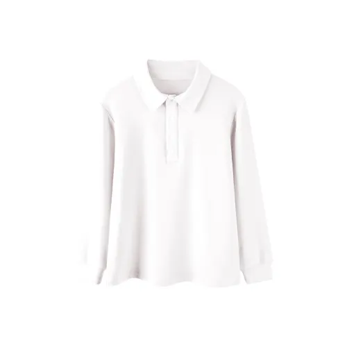 Euv Дралон Поло Осенний и Зимний Термический Универсальный Однотонный Базовый слой Детский