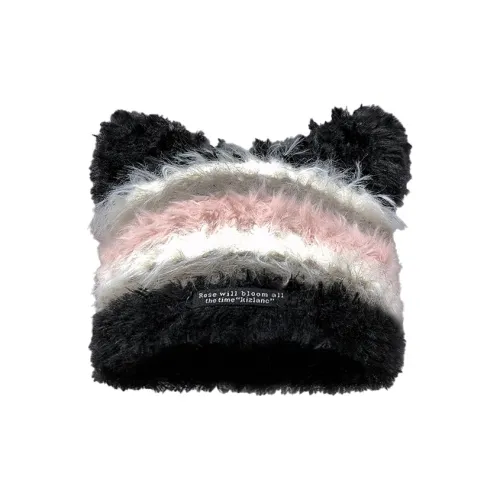 Classmate Yang Полиэстер Шапки-бини Женские Черный Белый Розовый