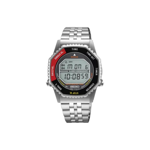 SEIKO Кварцевый механизм нержавеющая сталь ремешок 37 мм мужские часы серый циферблат