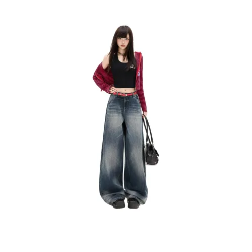 FLIM Черный Wa Синий Женские Джинсы