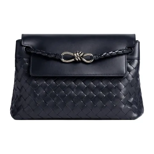 Bottega Veneta Andiamo series Телячья кожа Сумка через плечо Маленькая Мужская Ночная