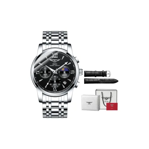 IBSO Кварцевый механизм Мужские часы 42mm*42mm*14mm Черный