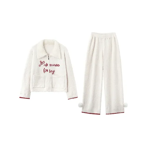 MIOJUER Айвори Женские Пижамные Комплекты